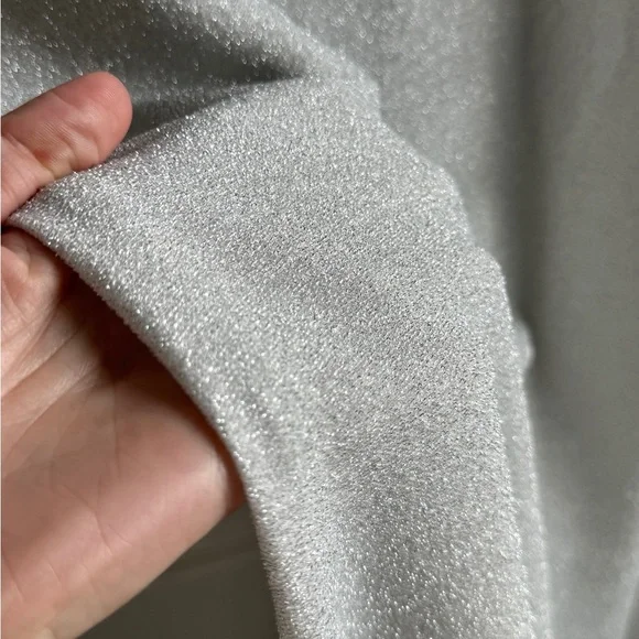 Silver Dress Simple yet dressy, never worn, Medium - Picture 6 of 7